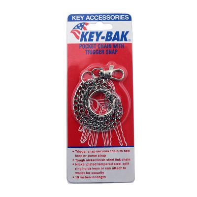 KEY-BAK nøglekæde #7402 med ring og karabinkrog